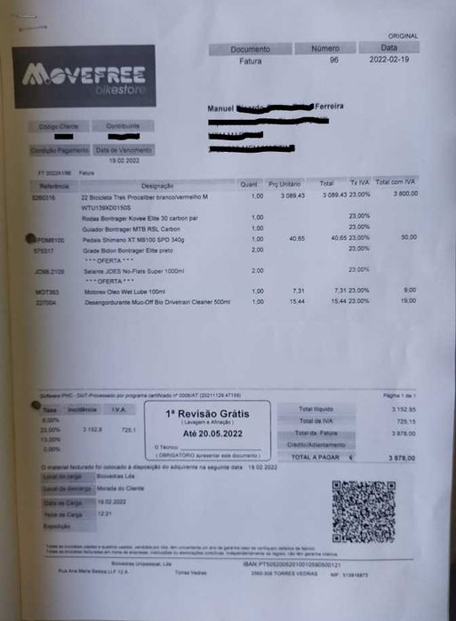 BTT TREK Procaliber 9.8 2022 com pack de oferta