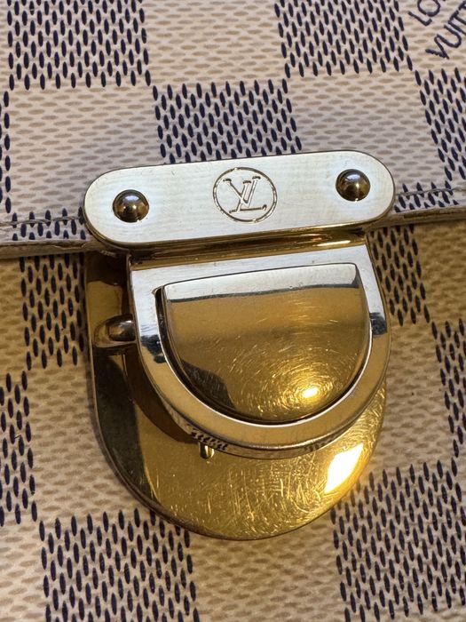 LOUIS VUITTON Carteira Koala Trifold Damier Azur