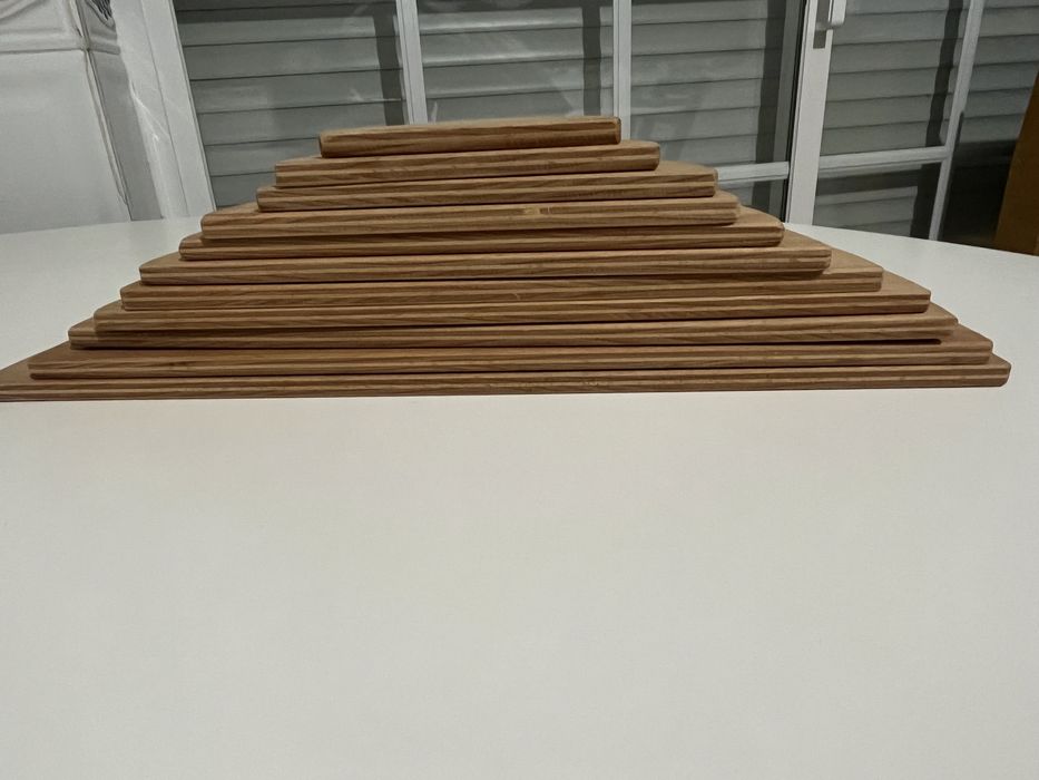 GRIMMS Materiais abertos em madeira natural