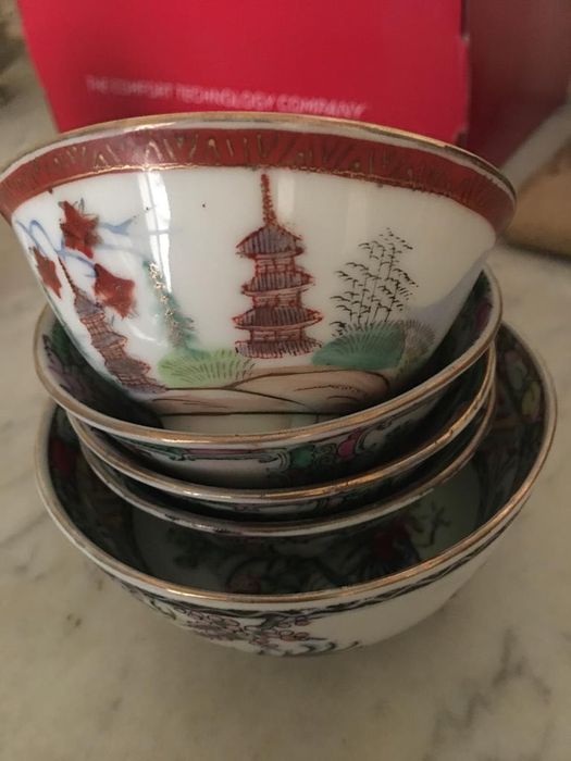 Conjunto de tigelas chinesas