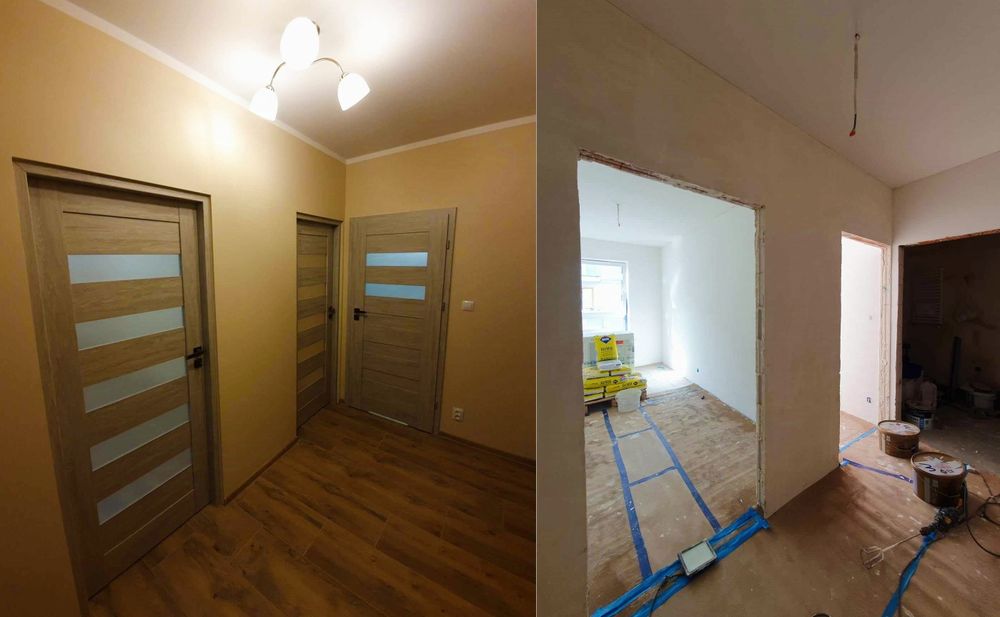 WOLNY TERMIN  Sufit podwieszany • Gładź • Malowanie • Panele