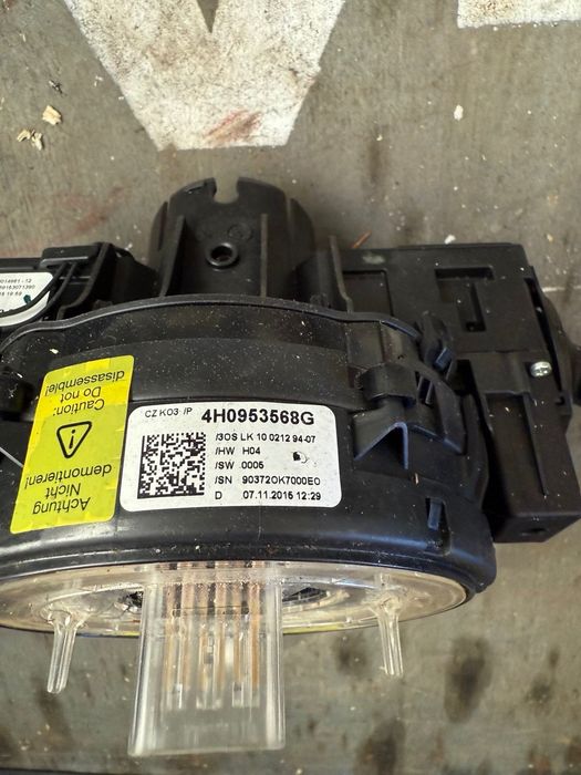 Audi a6 a7 c7 manetki taśma airbag acc line 4g8.953.502P 4h0.953.568G