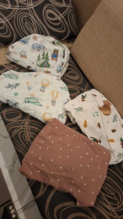 Łóżeczko drewniane dzieciiece 120x60