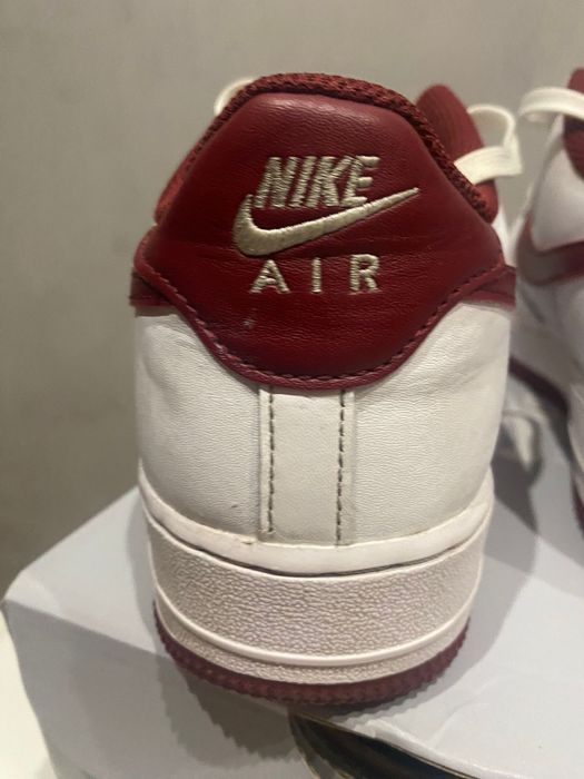 Buty Nike bialo bordowe