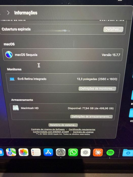 Macbook Pro 13 com touchbar