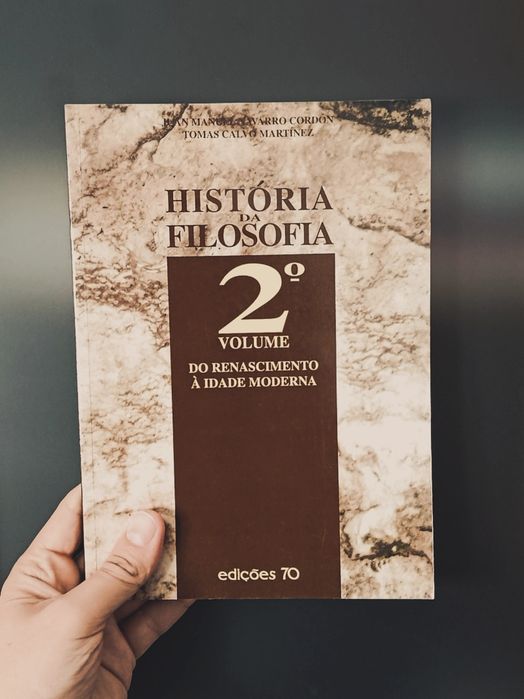 História da Filosofia II (Juan Cordón, Tomas Martínez)