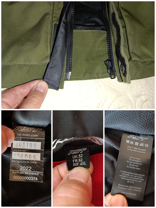 Мужская текстильная мотоциклетная куртка RST Maverick Evo CE р.52