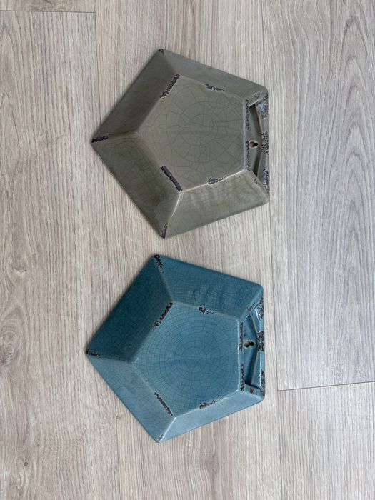 Vaso de parede ceramica a imitar ferro