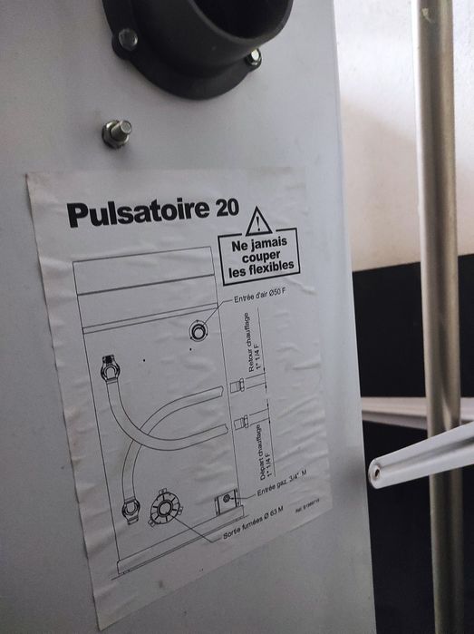 Caldeira a gas - pulsattoire (como nova)