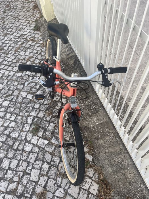 Bicicleta Criança B'TWIN Riverside 20" (Coral / Salmão)