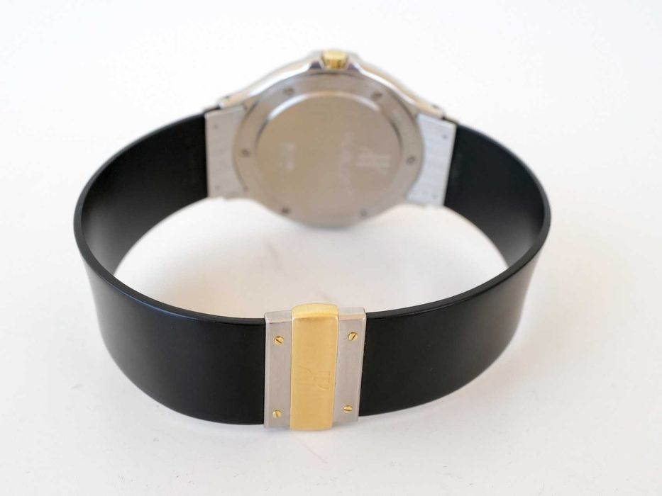 Hublot Classic MDM Geneve Quartz Steel 18K Yellow Gold 36mm