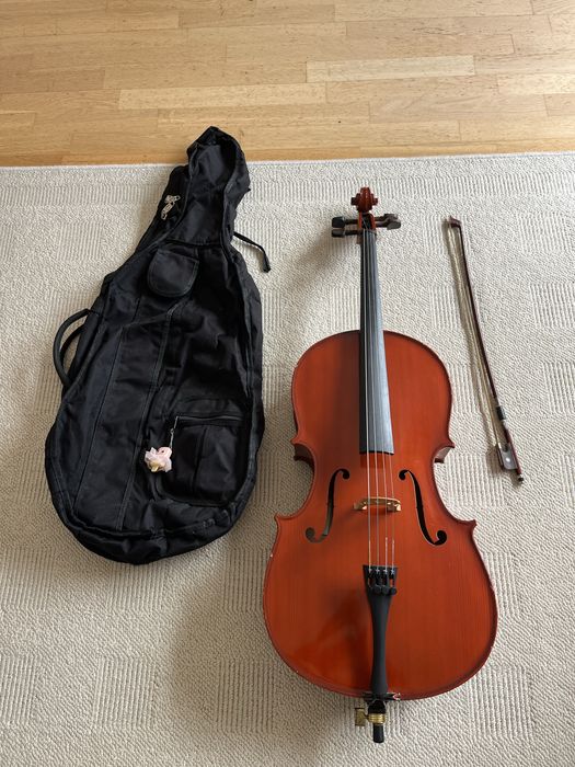 Violoncelo 1/4 + Arco + Saco - USADO (kreutzer school I)