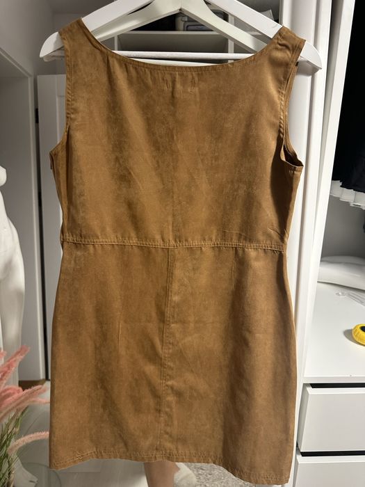 Sukienka mini imitacja zamszu rozmiar M