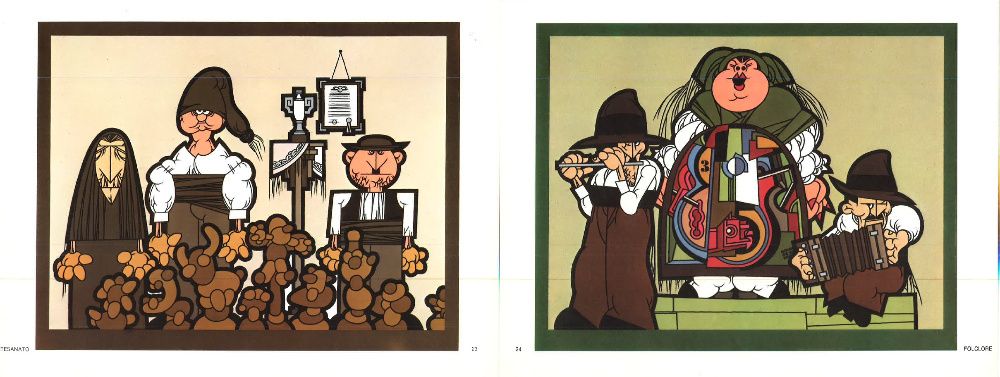 Abel Manta - gravuras Caricaturas Portuguesas dos Anos de Salazar 1