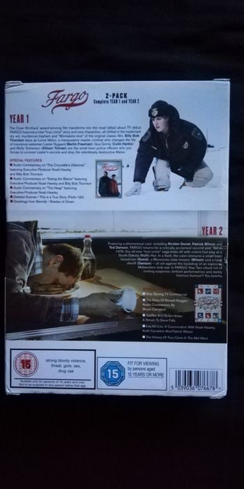 Fargo - Série 1 e 2 completas em dvd (portes grátis)