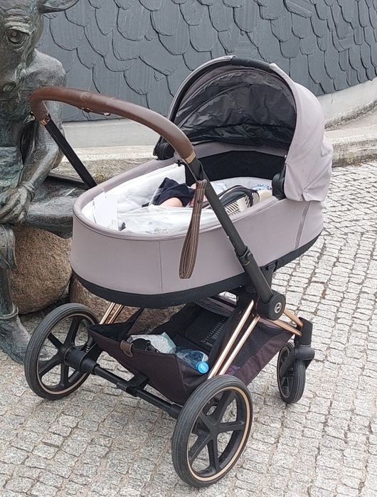 Wózek cybex Priam 2.0 Rose gold Soho Grey. Wózek 3 w 1