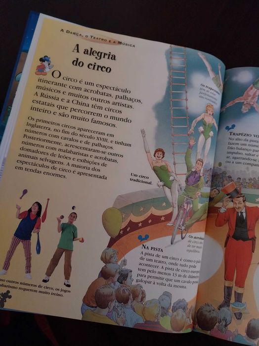 O Maravilhoso Mundo do Conhecimento, A Dança, o Teatro e a Música (livro didático), Disney