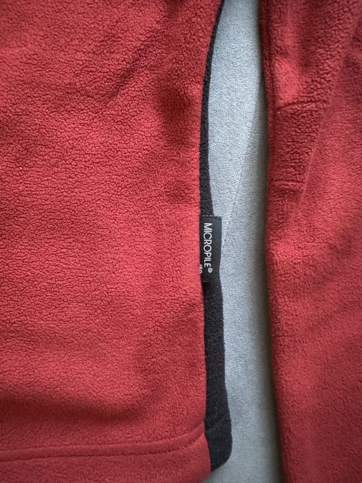 Куртка фліска fjord nansen micropile 150 червона / чорна розмір