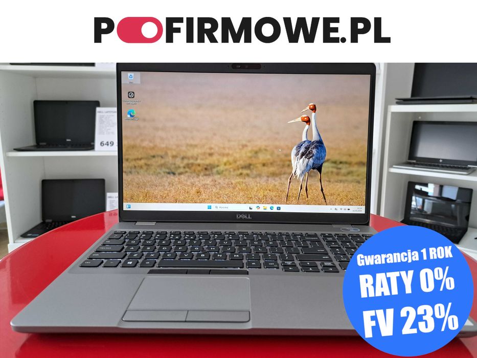 Nowy 15" Dell Latitude 5511 i5-10GEN 16GB 256SSD NVME SIM LTE FullHD IPS Win11 Open BOX Gwarancja 12mc Faktura 23%