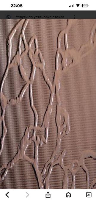 Скло матове для дверей. Нарізка скла.