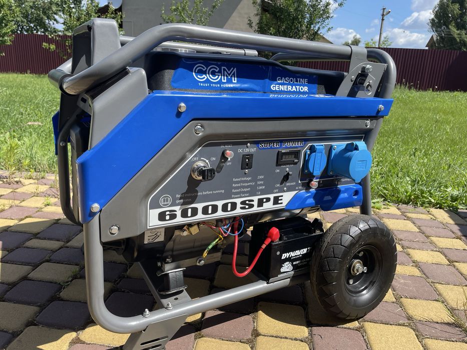 Генератор бензиновий 5 кВт CGM 6000SPE