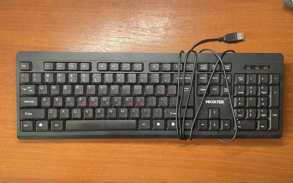 Клавіатура Maxxter KB-112-U (USB)