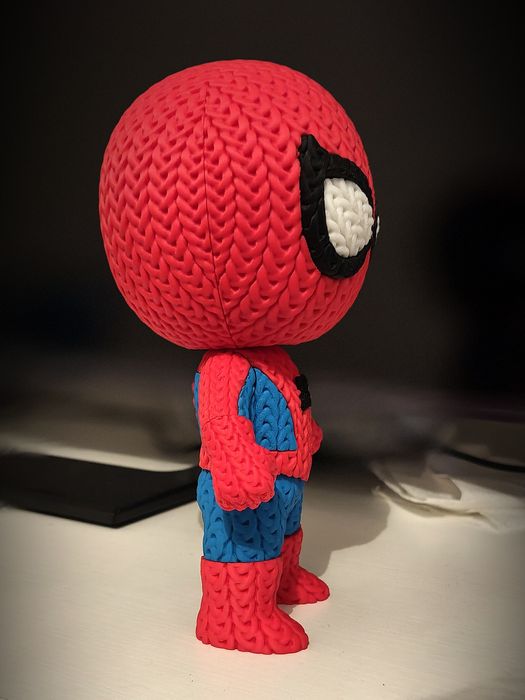 Spider Man - Textura crochê