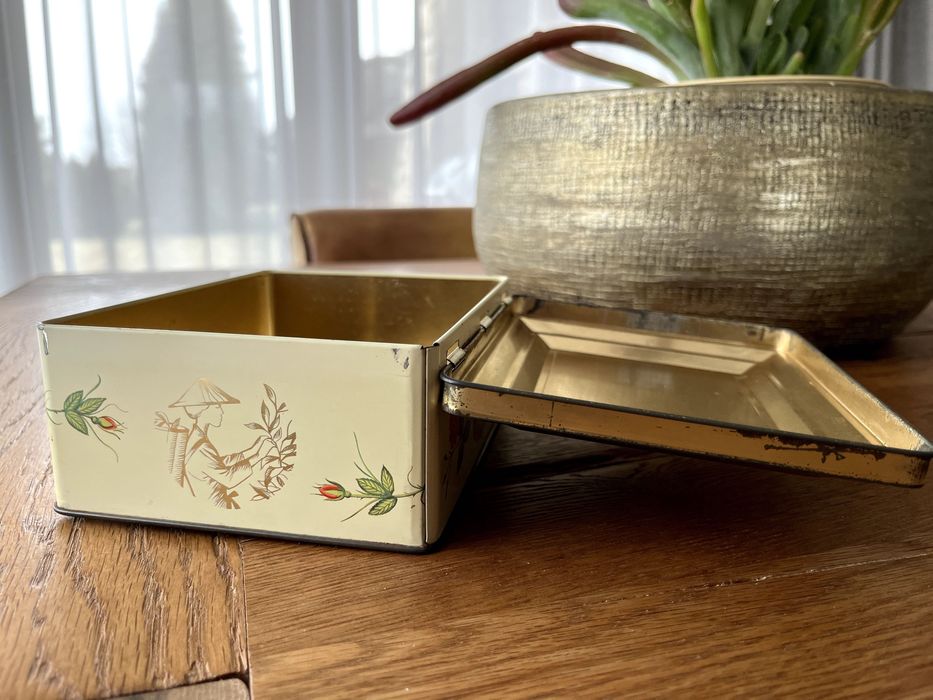 Puszka Pudełko na herbatę Niemeyer Holland Lata 1950/60 r.