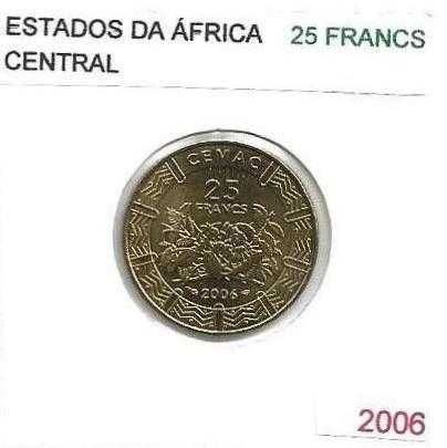 Estados da África Central - - - - - Moedas