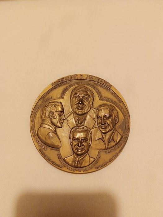 Medalha Comemorativa em Bronze- General Ramalho e Candidatos à Repúbli