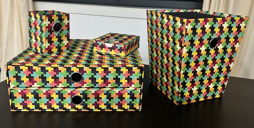 Material de escritório colorido