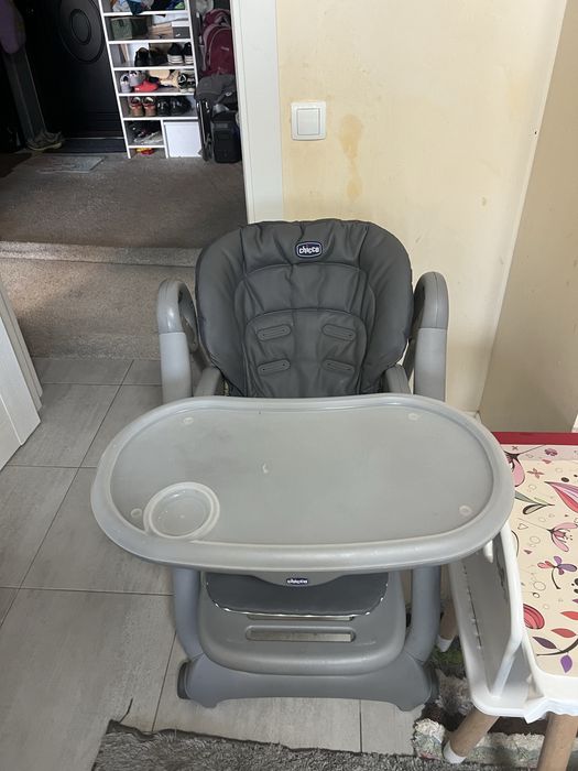 Стульчик для кормления Chicco Polly Easy   Grey Melange