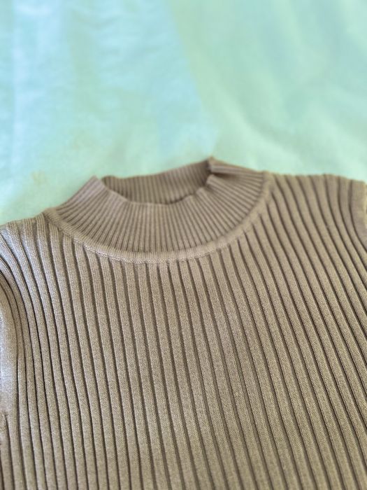 Camisola malha camel