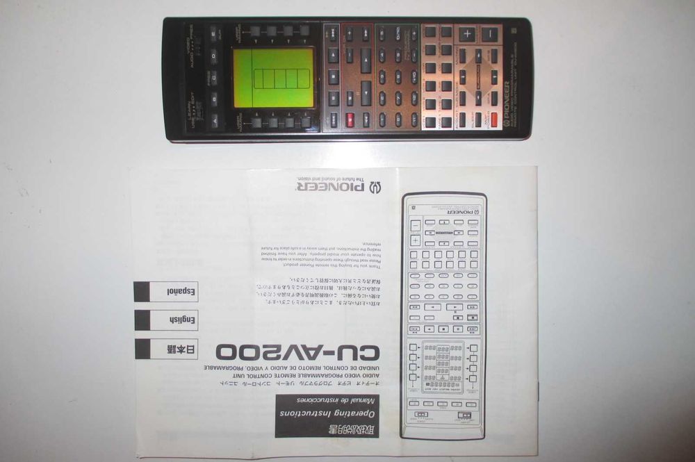 Пульт д/у.  Pioneer CU-AV200