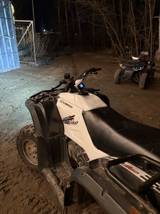 Квадроцикл Linhai 150 ATV потужні LED фари ідеальний для лісу