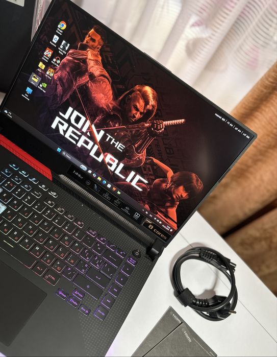 ‼️Rog Strix 15.6‼️Ryzen7 16core/144Hz/512GB/16GB/Ноутбук/Гарантия!!!