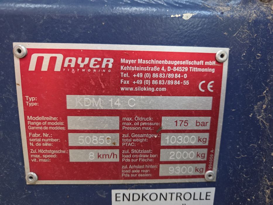 Paszowóz wóz paszowy siloking waga 14m3 waga