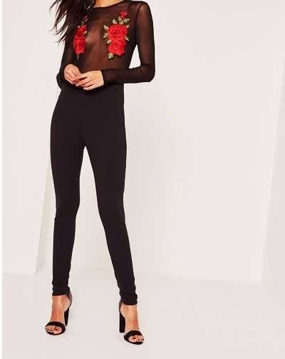 Missguided kombinezon damski czarny nowy L/XL