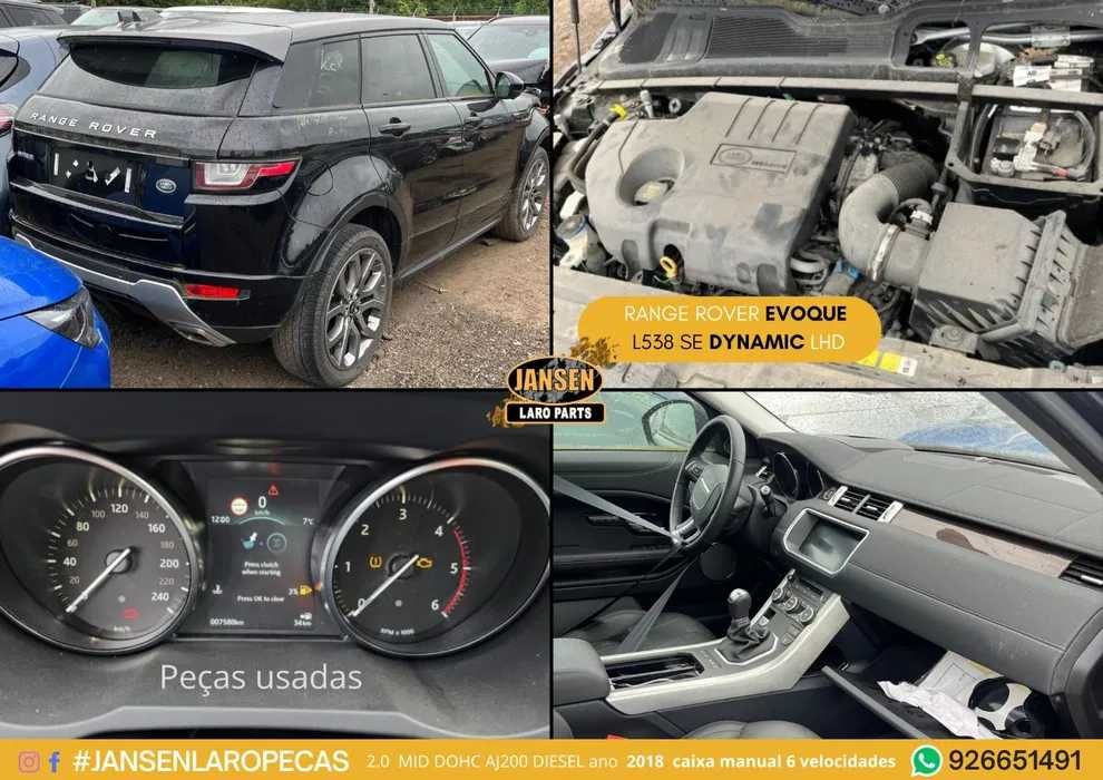 RANGE ROVER EVOQUE 2018 Bancos conjunto pele isofix
