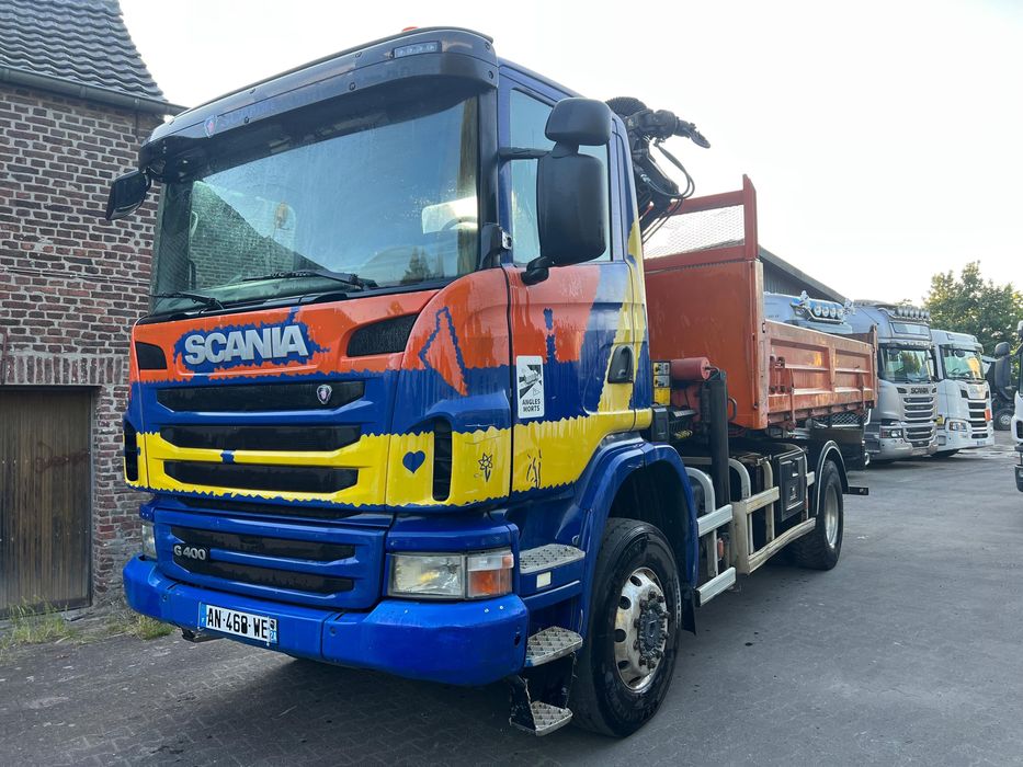 Scania G400 4x4 Palfinger PK14002 e basculante