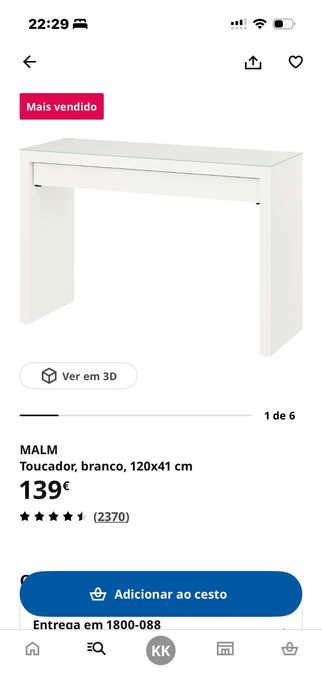 Toucador IKEA como novo