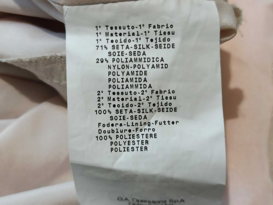 Платье шелковое Emporio Armani