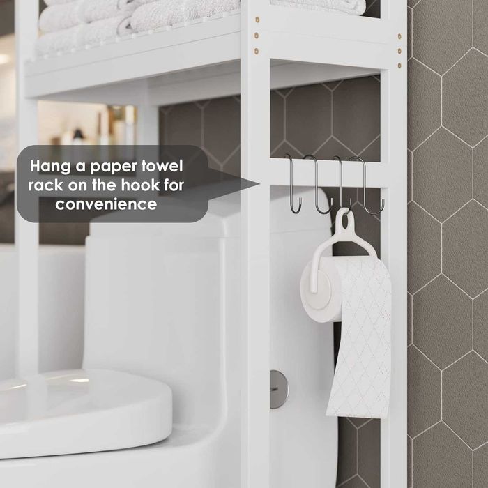 Nowy regał łazienkowy /szafka /półka na pralkę /stojak /bambus !A3267!