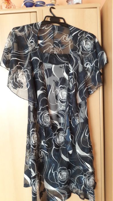 Komplet spodnie +tunika asymetryczna