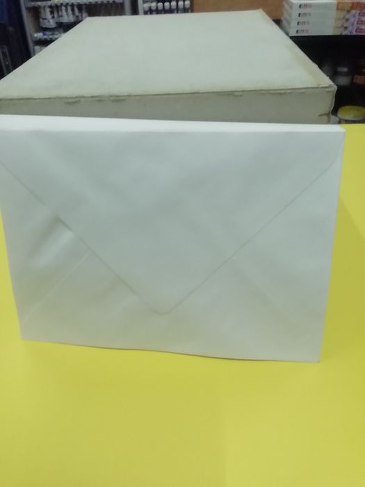Caixa com 500 envelopes novos