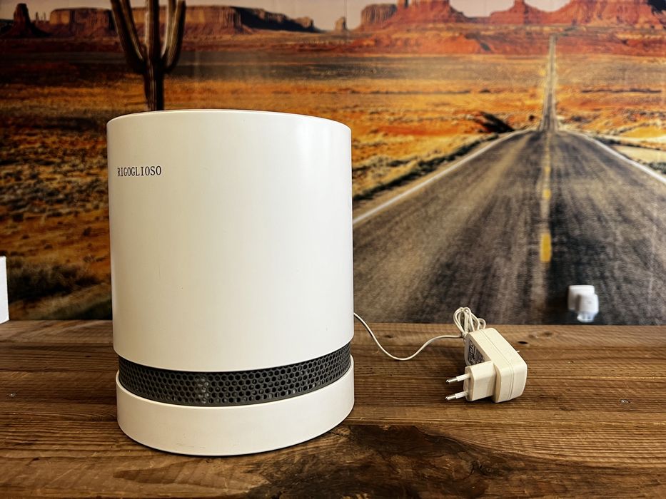 Purificador ar da RIGOGLIOSO com filtro HEPA lavavel para autocaravana ou casa