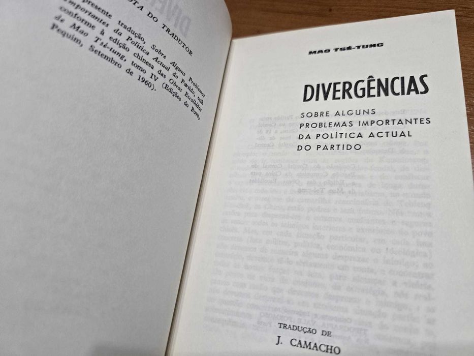 Divergências sobre alguns problemas importantes... - Mao Tsé-Tung
