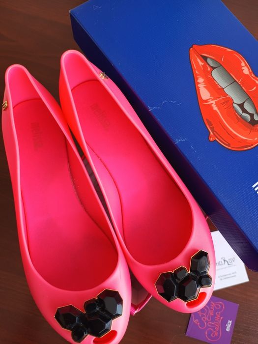 Melissa baleriny fuksja koturn 37