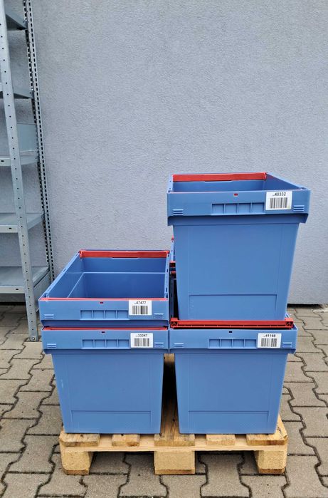 Skrzynia magazynowa kurierski pojemnik na żywność na chemię 64L 60x40x43 BITO MB6442