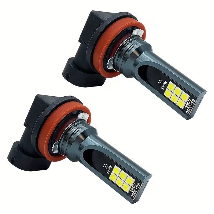 Zarówki LED 12v 24w 6000 K DRL H8 H9 H11 przeciwmgielne jazda dzienna